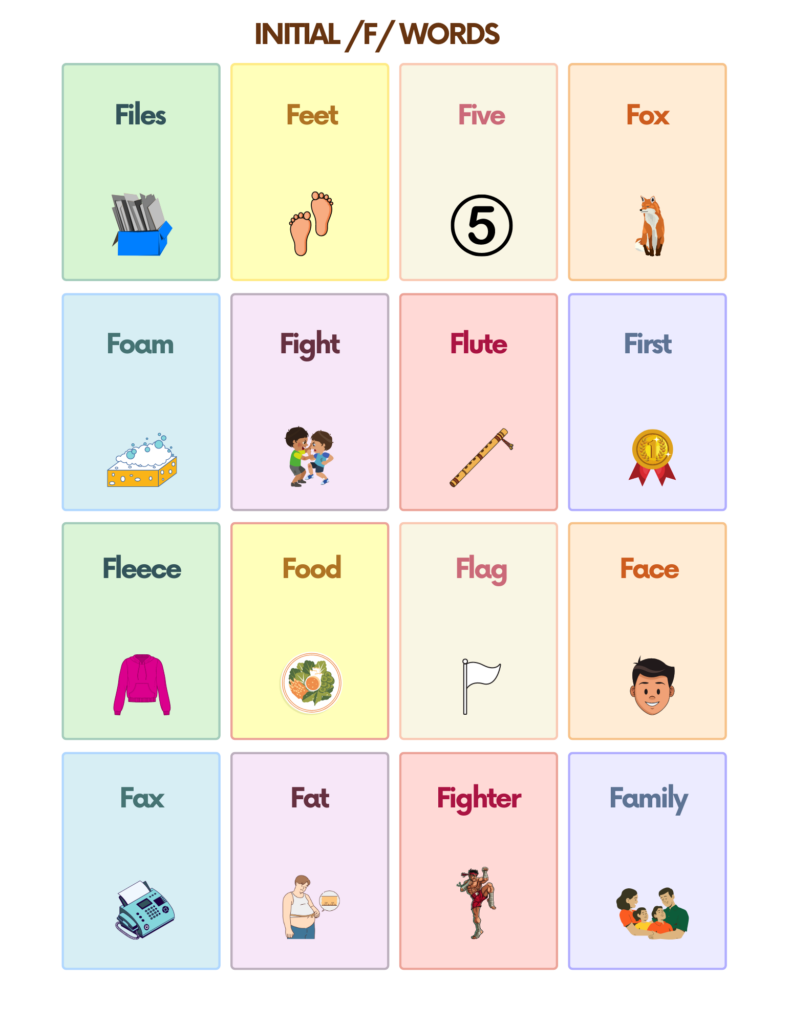 Free Autism and Speech Therapy Printable Flashcards