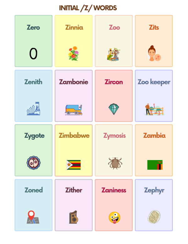Fun Words That End In Z